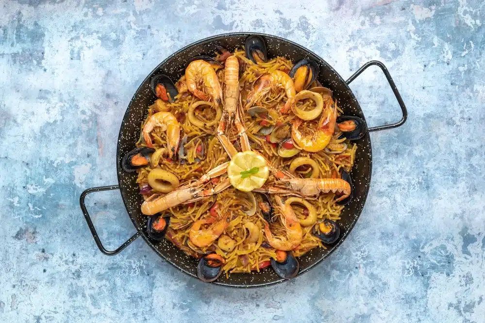 Paella de pescador